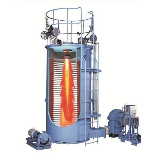 Gas fired thermic fluid heater
